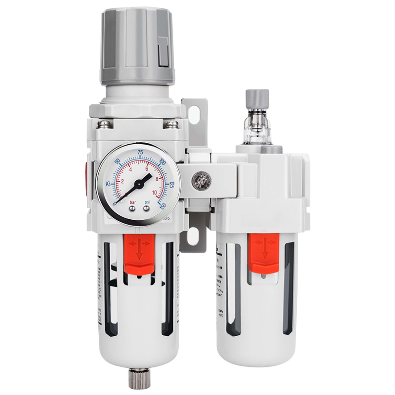 AC-serie pneumatische FRL-combo met twee eenheden