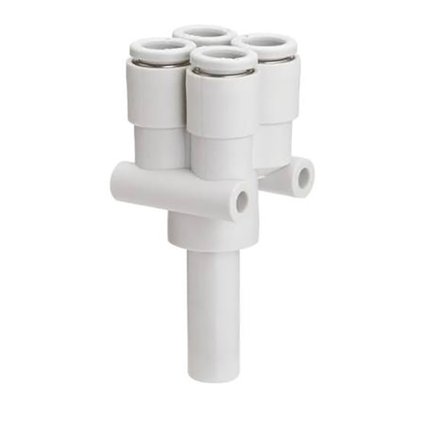 KQ2X / KQ2XD-serie Reduceert meerweg-insteekfitting